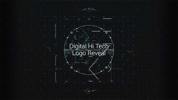 Digital Hi Tech Logo Reveal