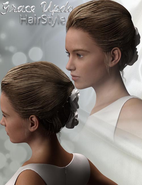 Grace Updo HairStyle for Genesis 3 Female(s)