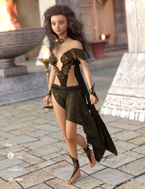 dForce Ethereal Fantasy Outfit for Genesis 8 Female(s)