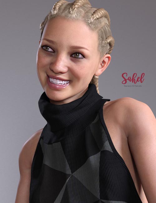 Sahel HD & Signature Smile HD Expression for Genesis 8 Female