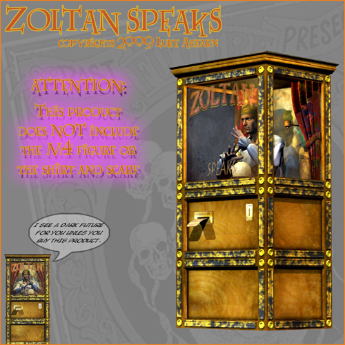 Zoltan Speaks Arcade Fortune Teller Machine