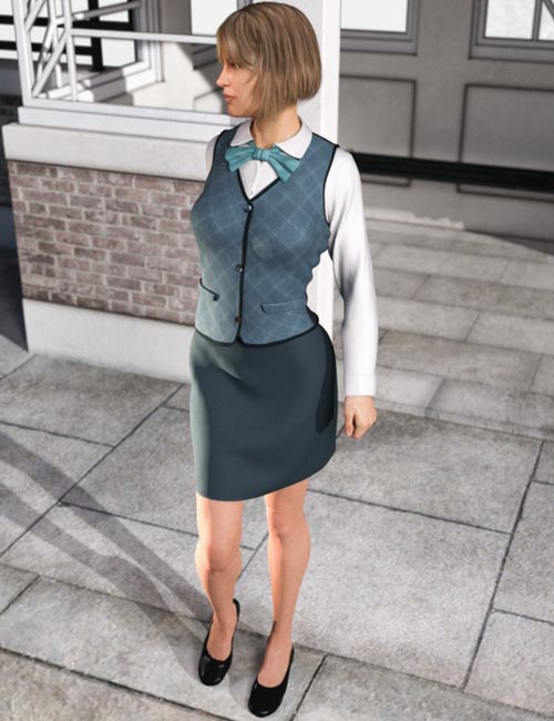dForce Office Outfit for Genesis 8 Female(s)