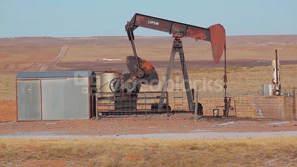 Oil Rig in Rural Setting 3