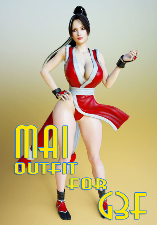 Mai Shiranui Outfit for G3F