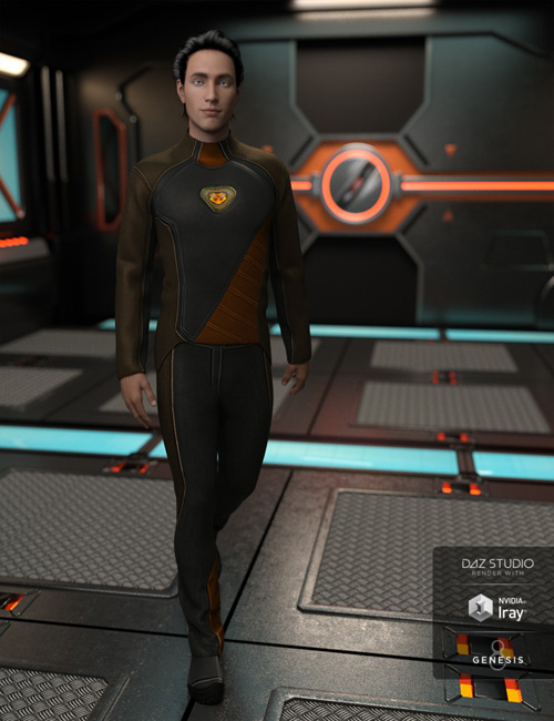 Space Explorer Uniform for Genesis 8 Male(s)