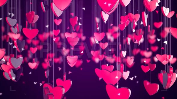 Romantic Love Heart Background