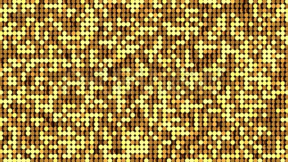 Gold LED Stage Background