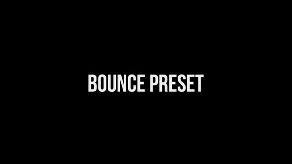 30 Bounce Presets