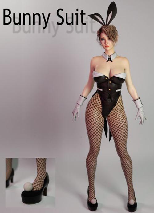 Bunny Suit for Genesis 3 Female