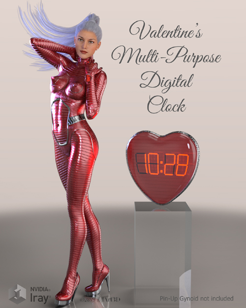 Valentine's Multi Purpose Digital Clock