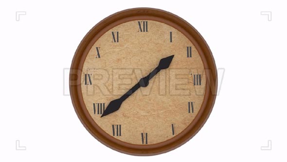 Clock Showing Time Passing