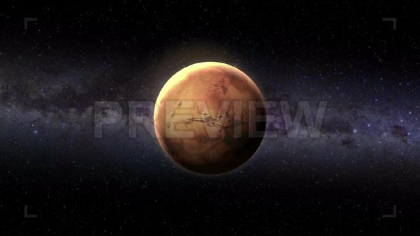 Planet Mars Close Up