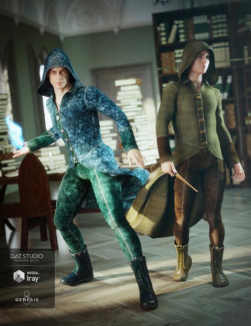 Wizard Apprentice Outfit Textures