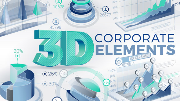  3D Corporate Elements 