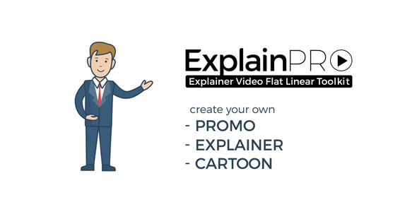  ExplainPRO. Explainer Video Flat Linear Toolkit. 