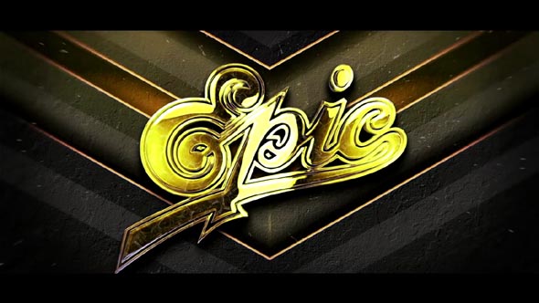 Gold Logo Intro