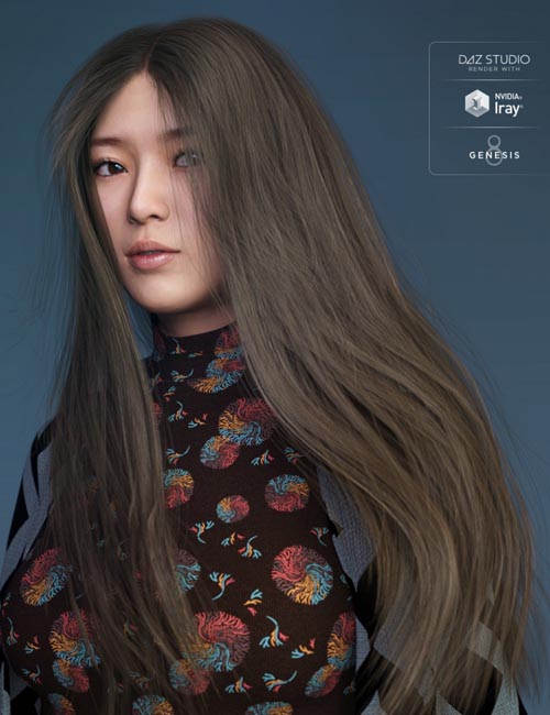 Wild Wind Hair for Genesis 8 Female(s)