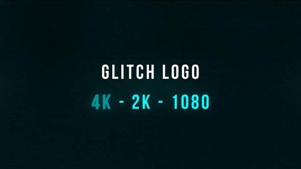 Glitch Logo 4k