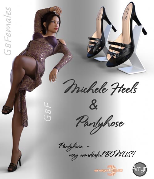 Michele Heels and Pantyhose G8F