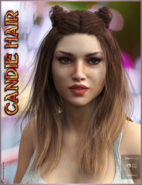 Candie Hair for Genesis 8 Female(s)