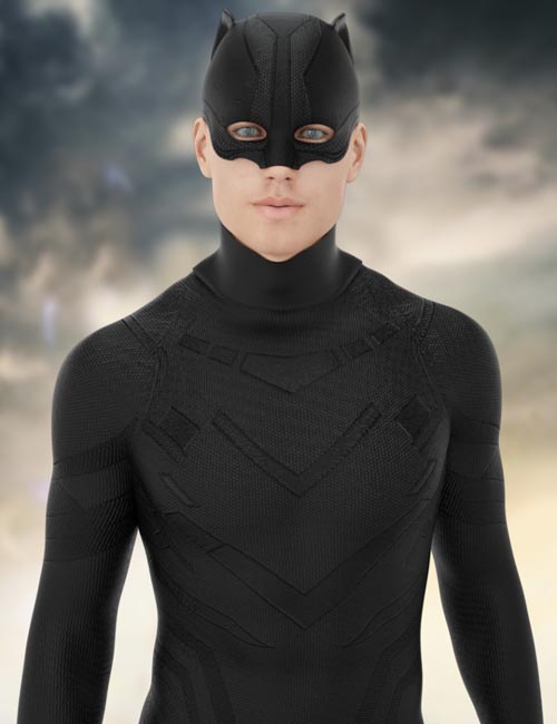 X-Fashion Dark Cat Outfit for Genesis 8 Male(s)