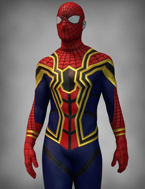 X-Fashion Arachnid Outfit for Genesis 8 Male(s)