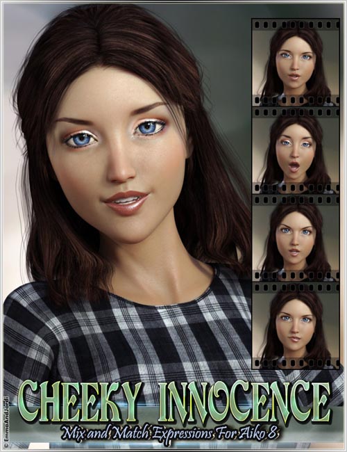 Cheeky Innocence Mix and Match Expressions for Aiko 8 and Genesis 8 Female(s)
