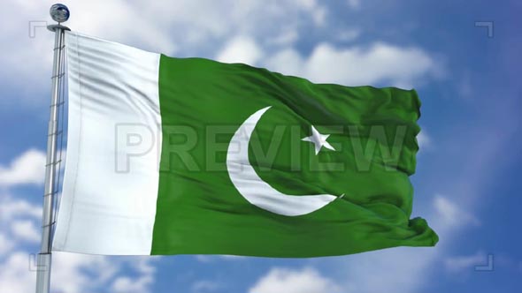 Pakistan Flag Animation