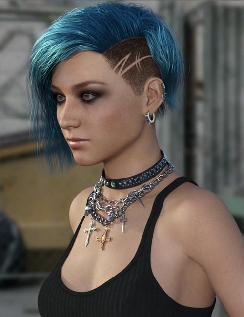 MRL Gem Hair for Genesis 3 and 8 Female