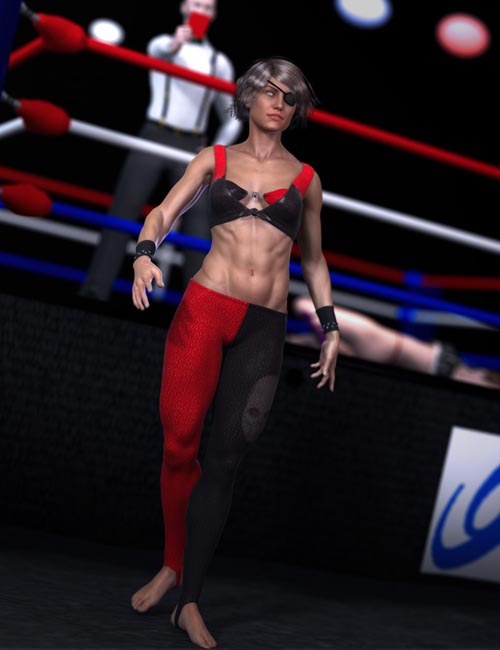Outlaw of the Ring Outfit for Genesis 2 Female(s)