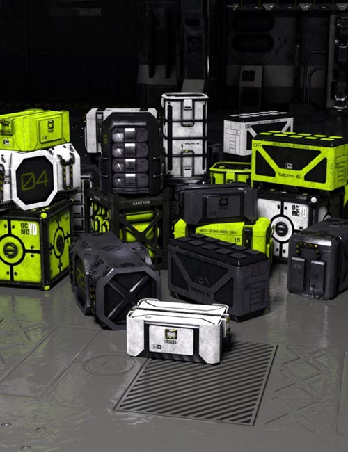 SciFi Crates and Containers Vol 1