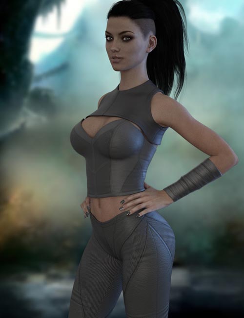 X-Fashion Mesh Outfit for Genesis 3 Female(s)