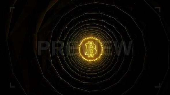 Bitcoin In Underground Tunnel 