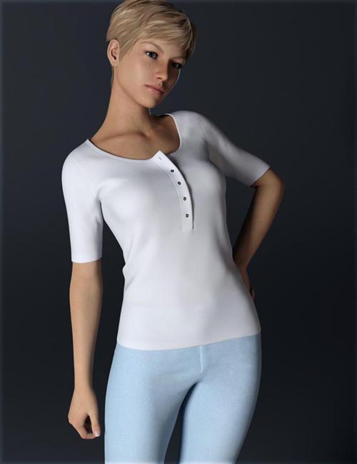 H&C Skinny Jeans Outfit for Genesis 8 Female(s)