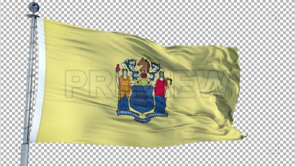 New Jersey Flag Animation