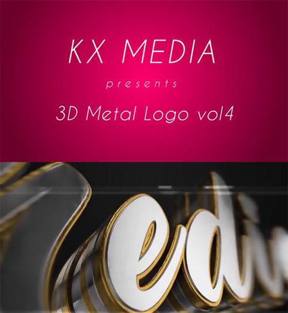 3D Metal Logo Vol4