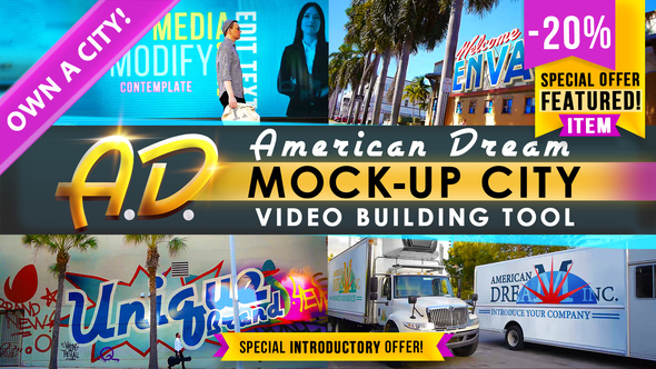 AD - City Titles Mockup Business Intro