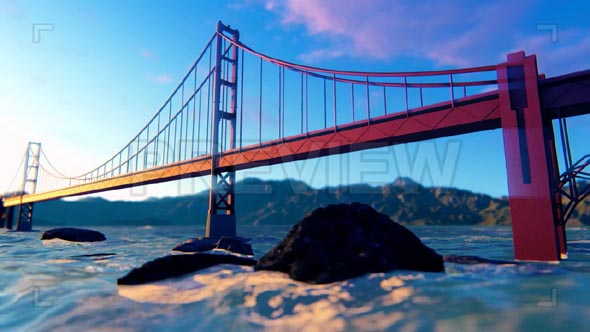 Golden Gate Bridge Fly By