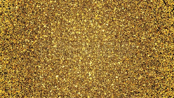 Golden Glitter Background Loop