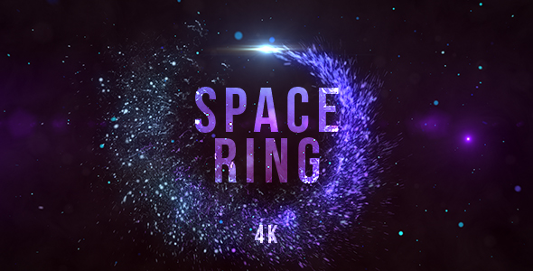 Blue Particles Ring 