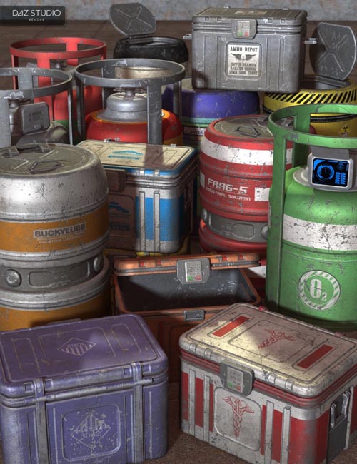 Sci Fi Freight Containers