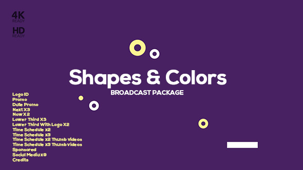 Shapes and Colors Broadcast Package 