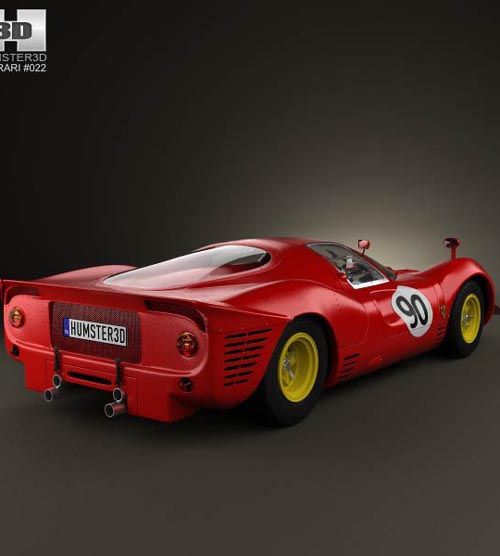 Ferrari 330 P4 1967 3D model » Daz3D and Poses stuffs download free ...