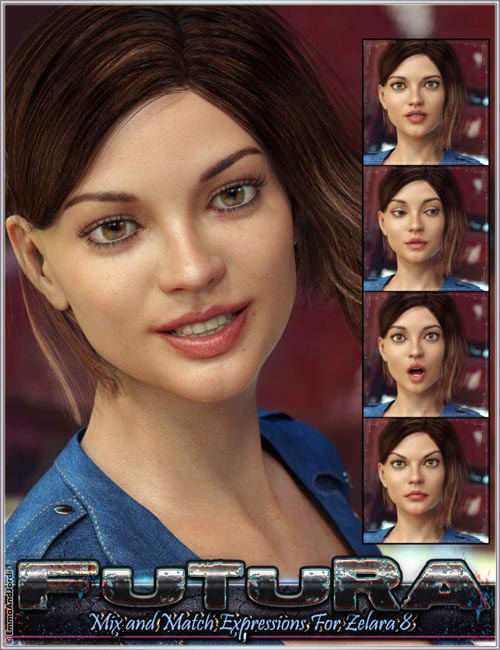 Futura Mix And Match Expressions For Zelara 8 And Genesis 8 Female(s)
