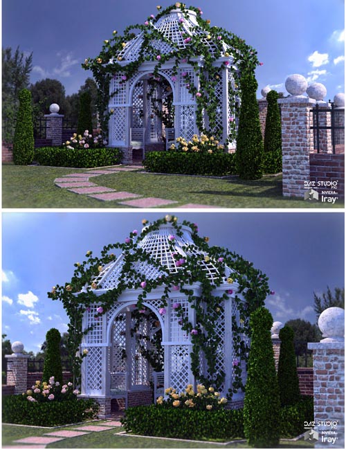 Rose Arbor for Poser and DS