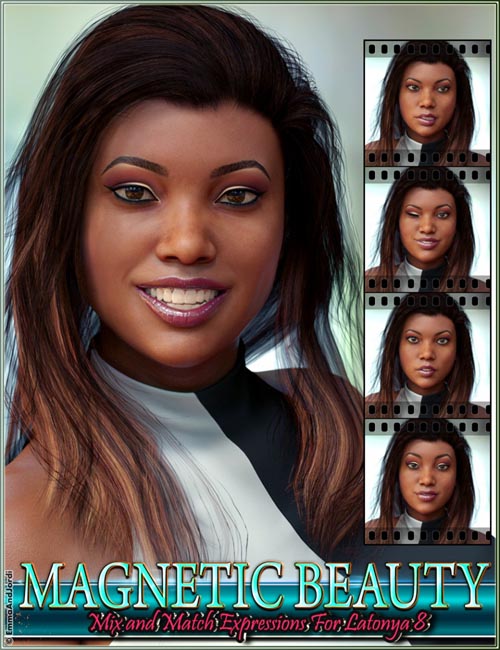 Magnetic Beauty Mix and Match Expressions for Latonya 8 and Genesis 8 Female(s)