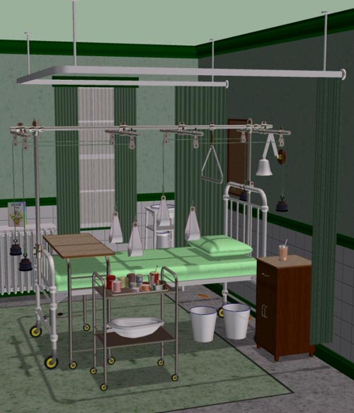 HOSPITAL ROOM SET