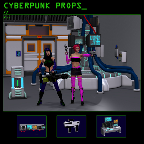 Cyberpunk Props