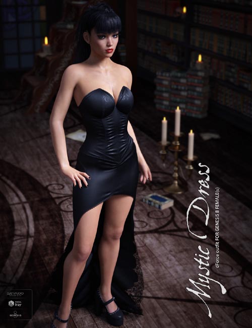 dForce Mystic Dress for Genesis 8 Females