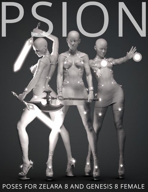 PSION Poses for Zelara 8 and Genesis 8 Female